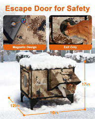 Akentio insulation with aluminum foil and pearl cotton detail emphasizes temperature retention inside the shelter.