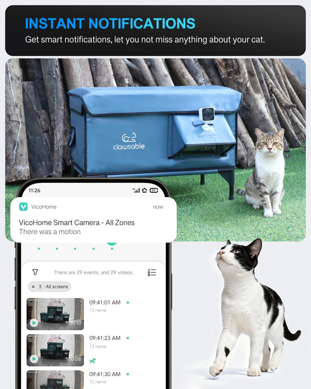 Akentio Pet Camera works with Alexa for smart home setups.