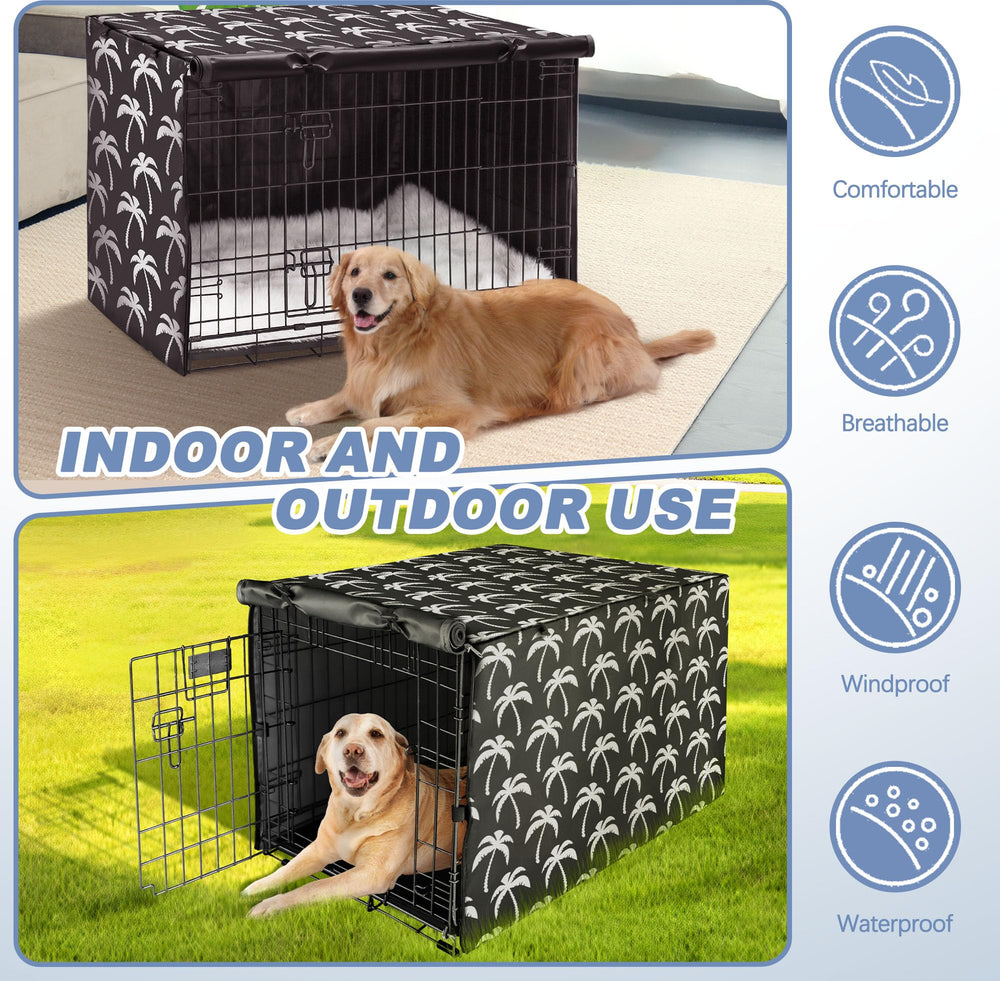 Akinerri crate cover comes in five sizes to fit 24–48 inch crates, versatile for homes.