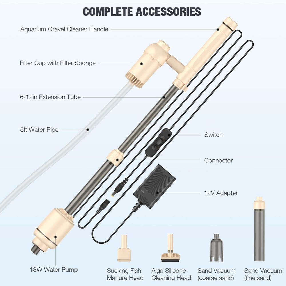 AKKEE 6-in-1 design replaces multiple tools in one cleaner