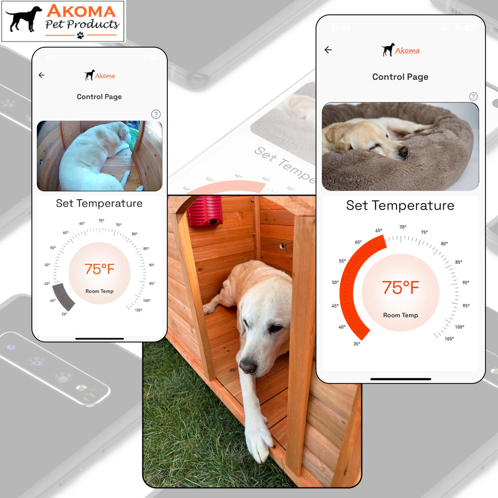 Akoma Hound Heater uses a durable 400W heating element.