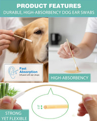 AkoSlale 200-count box keeps swabs organized for home grooming and travel