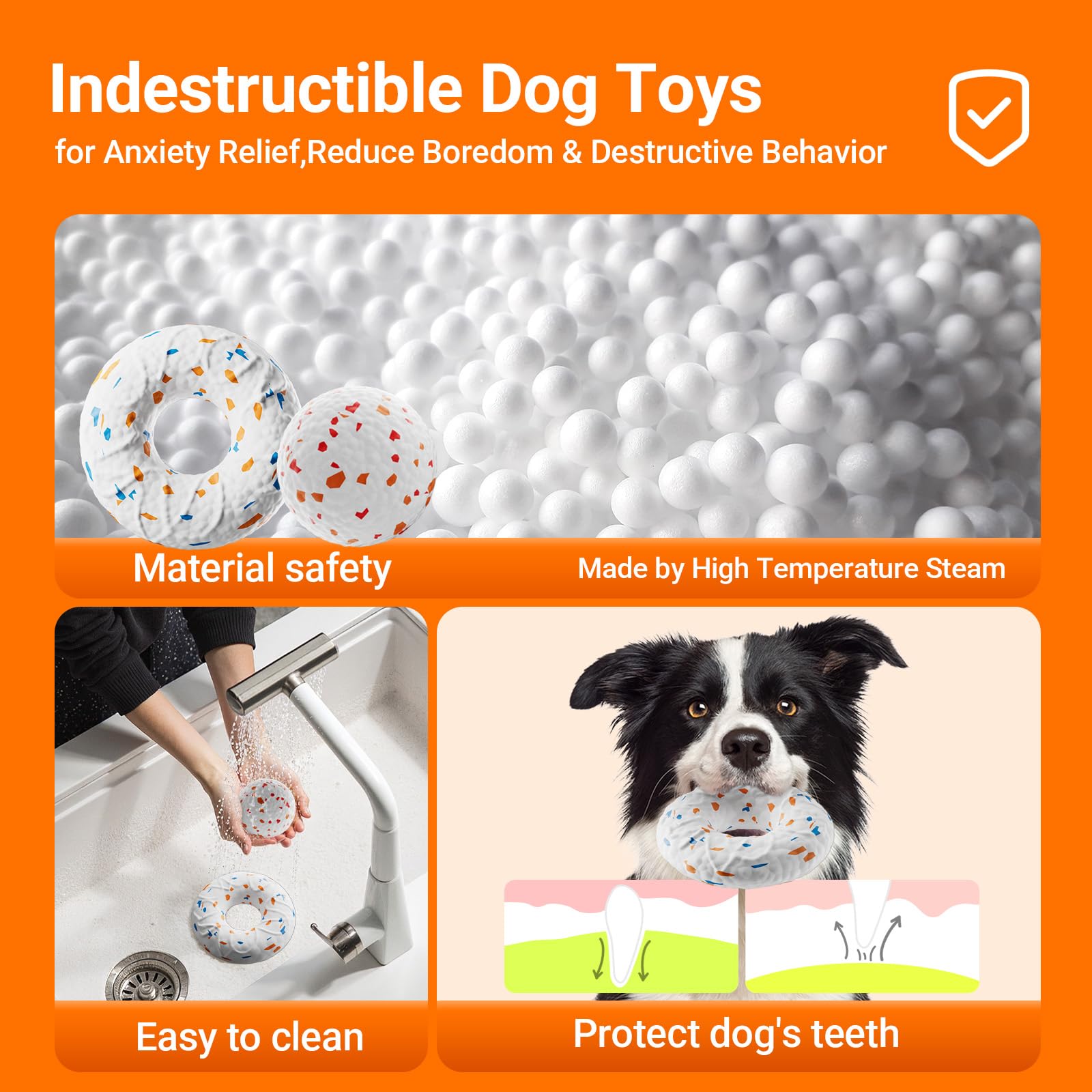 Aktor E-TPU dog ball safe non-toxic materials