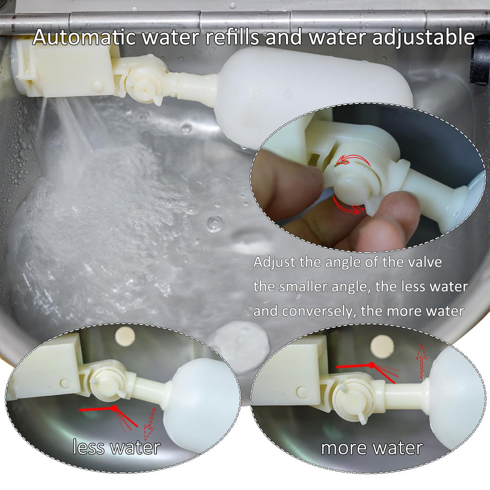 AKUATUZ hose-adapter 3/4 GHT connection for garden faucet setup