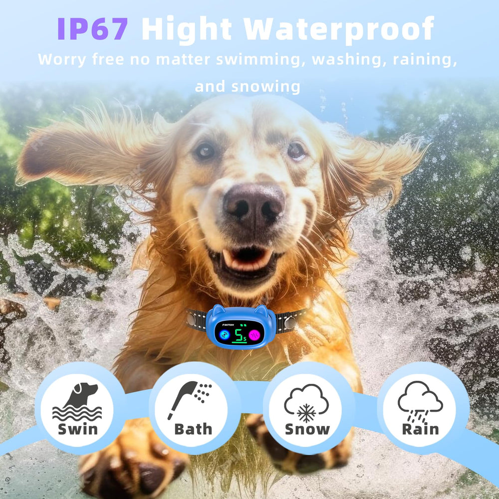 AKUVU Bark Collar IP67 waterproof for pool and park adventures