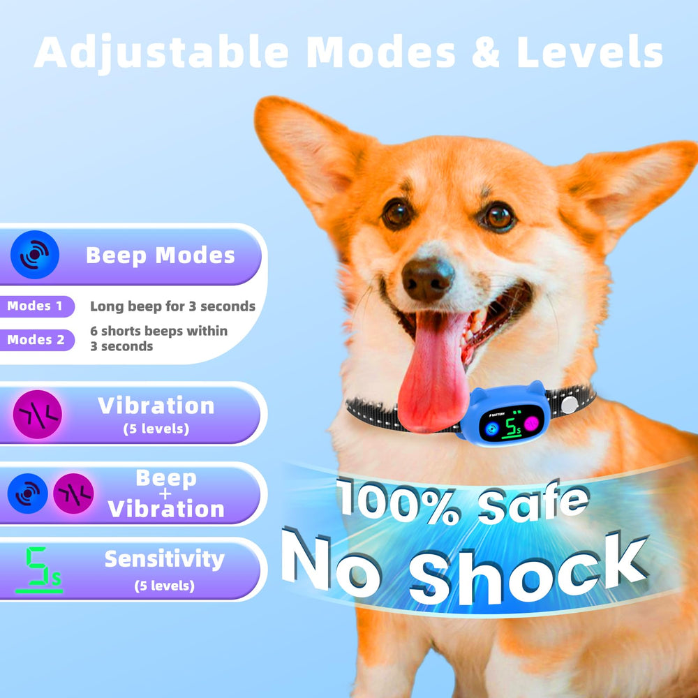 AKUVU All-sizes-fit dog bark collar keeps dogs comfortable
