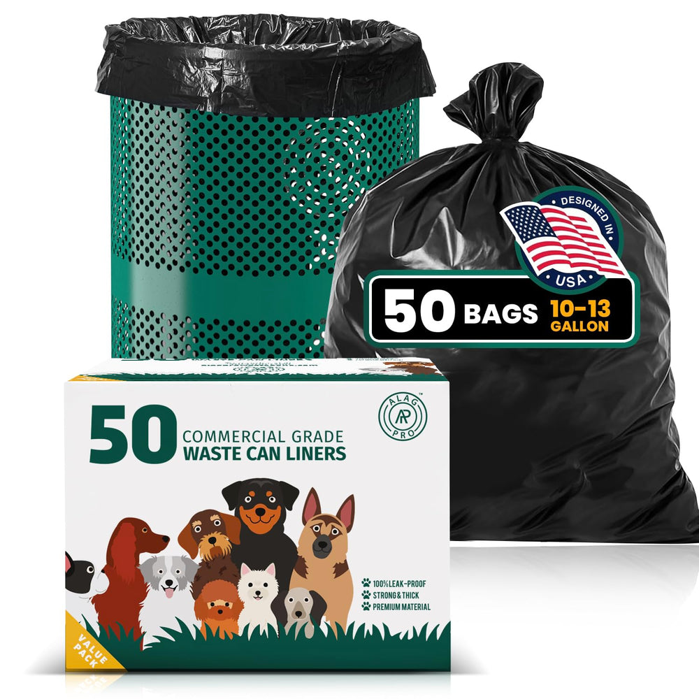 ALAGPRO dog waste station liner roll in dispenser with leak-proof park use