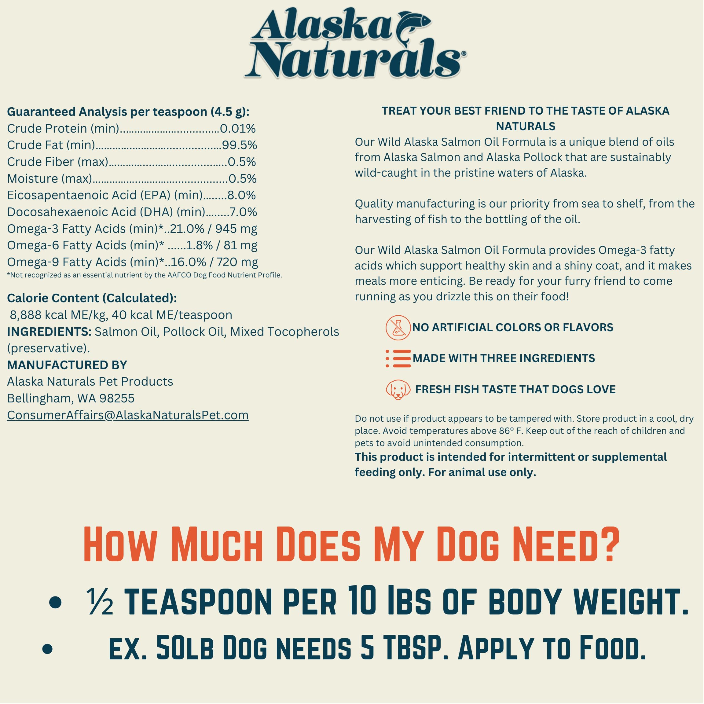 Alaska Naturals sustainable fisheries icon emphasizes responsible sourcing from Alaska.