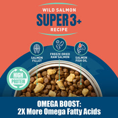Alaskan Gold Super3+ salmon oil bottle, omega-3 support for joints and skin