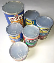 ALAZCO large lids on canned food creating a tight seal for fresh leftovers
