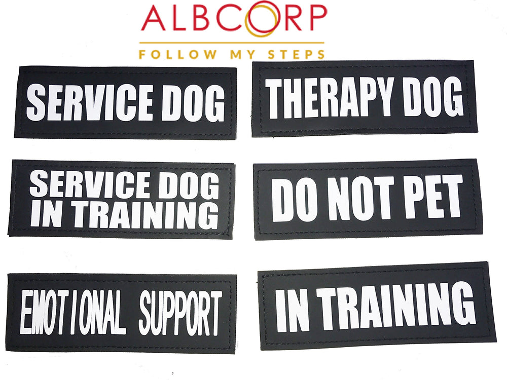 ALBCORP seven-design patch set covers service, training, therapy roles