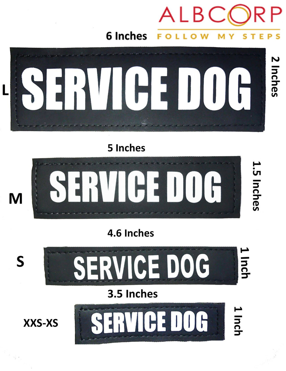 ALBCORP removable interchangeable patches allow quick role updates