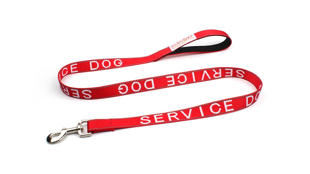 ALBCORP leash adapts to harnesses, vests or collars with its versatile attachment option.