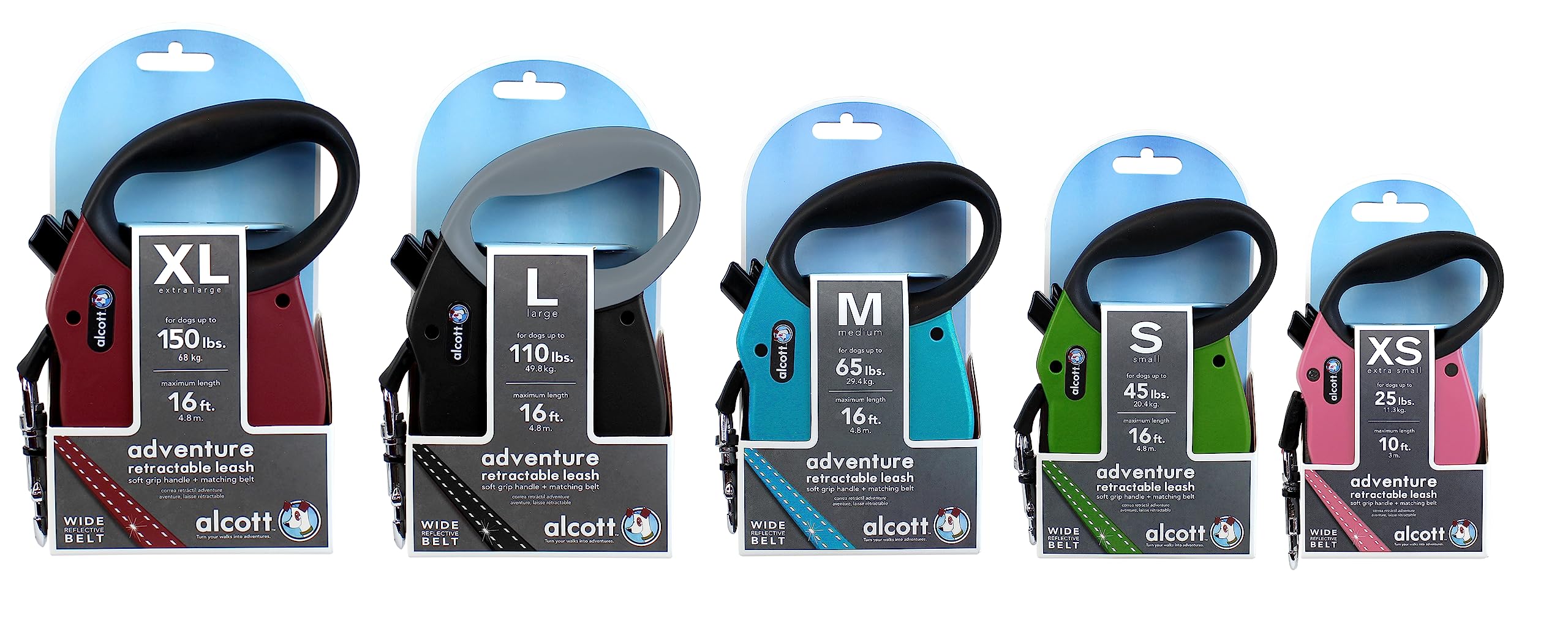 Alcott Adventure reflective belt visible in low light for safer evening walks