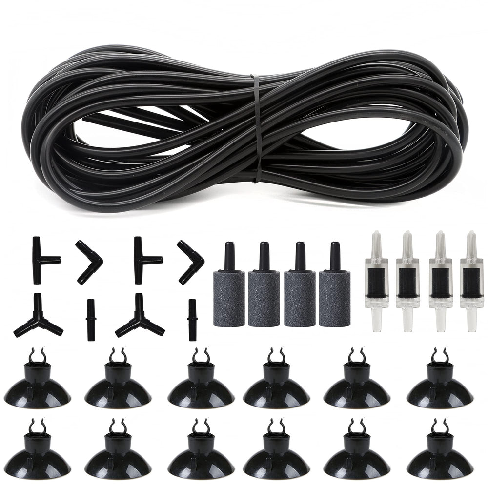 ALEGI 25ft silicone airline tubing shown with tubing coil for reliable aquarium aeration.