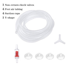 ALEGI Aquarium Bio Sponge Filter Kit suction cups in use for secure mounting.