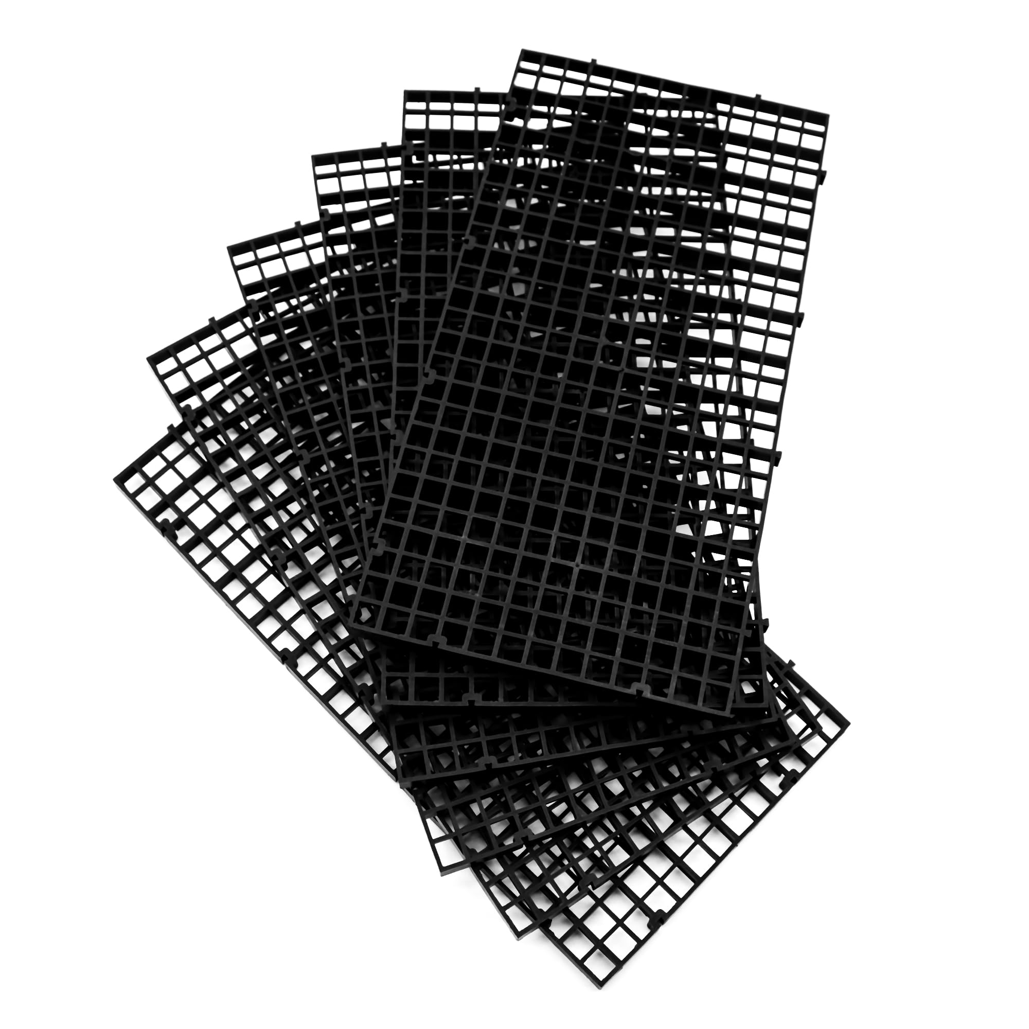 ALEGI bottom-tray-filter image shows sturdy non-toxic plastic supports clean and organized filtration.