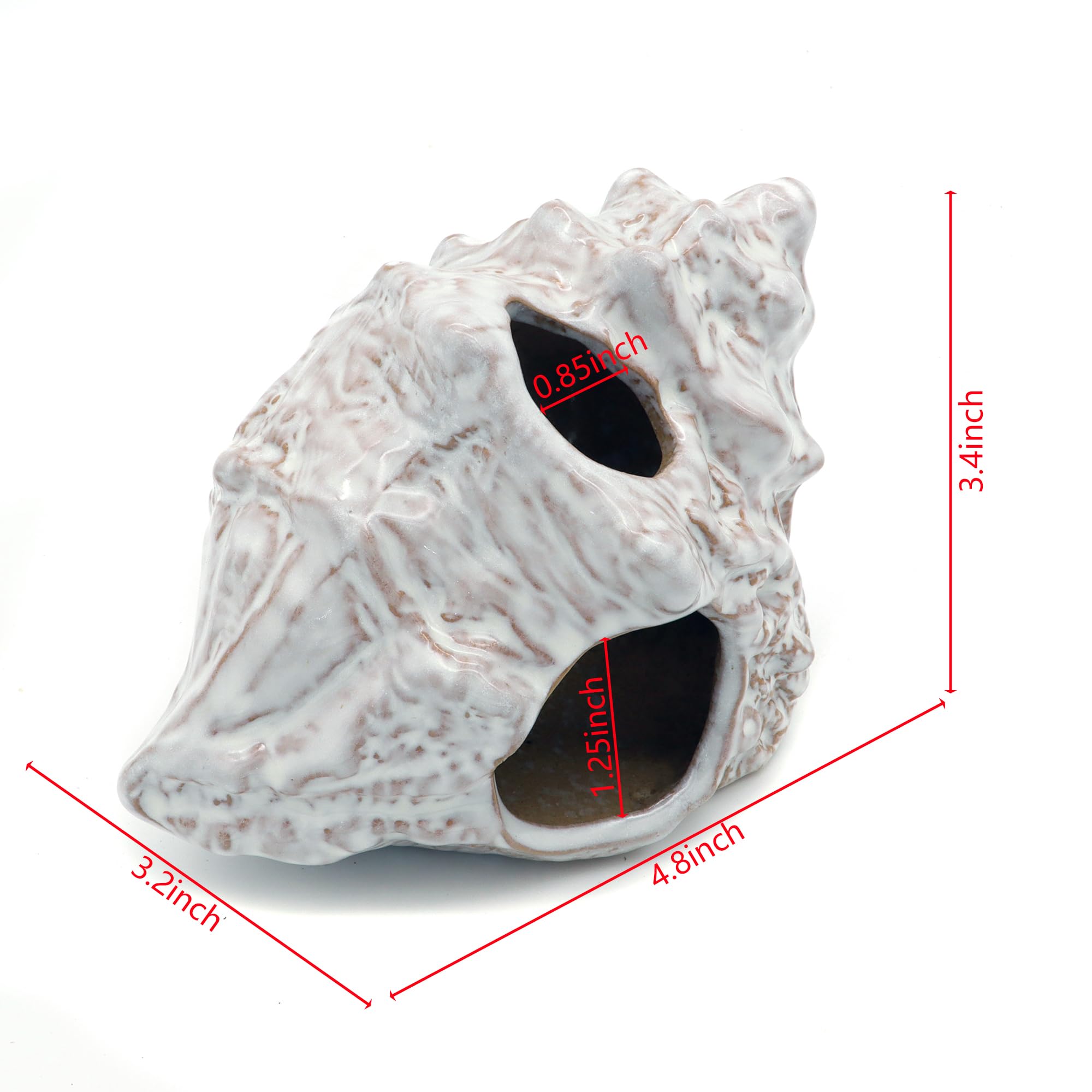 ALEGI aquarium cave multi pack setup image demonstrates flexible placement for enhanced tank decor.