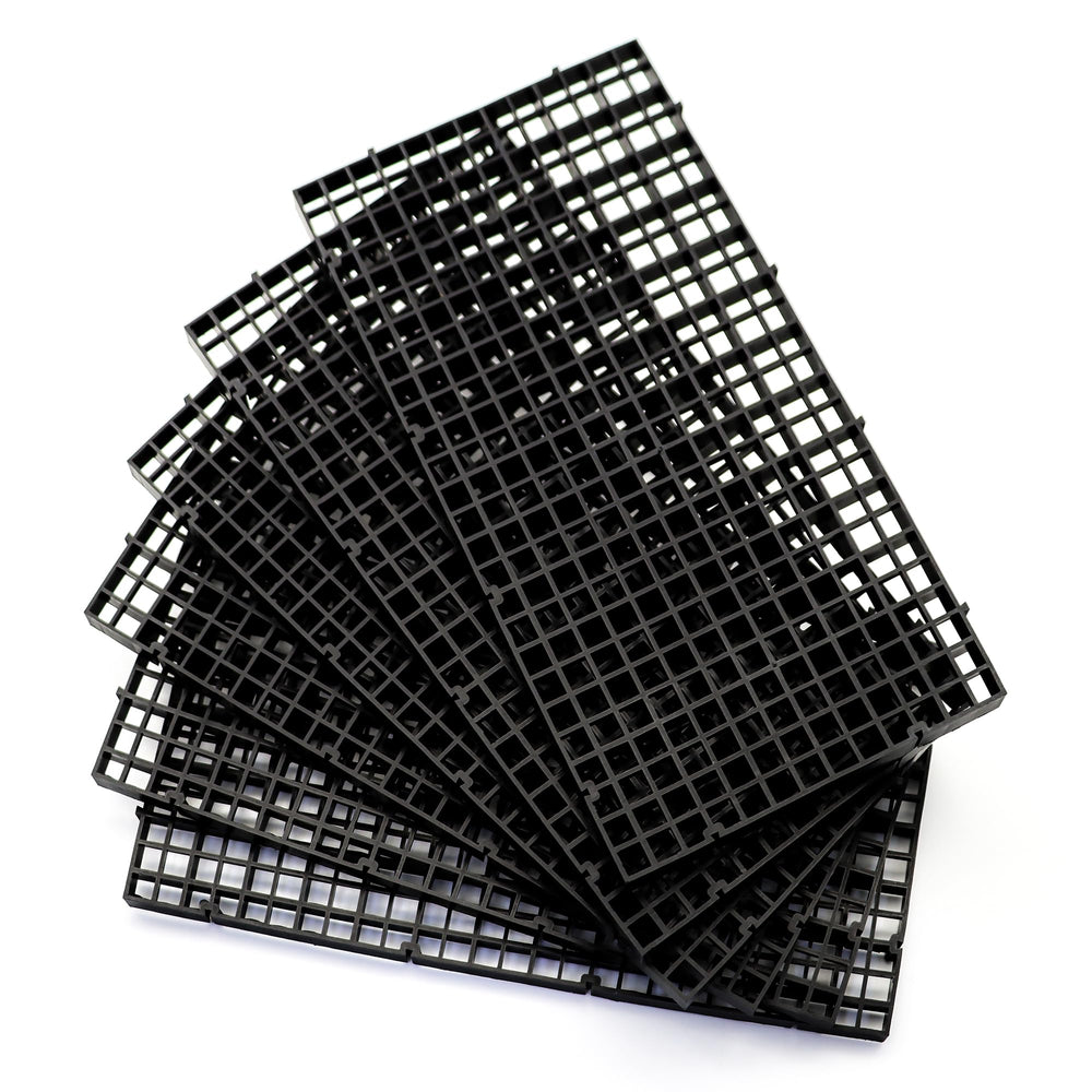 ALEGI aquarium divider egg crate grid keeps peaceful tanks with safe fish separation.