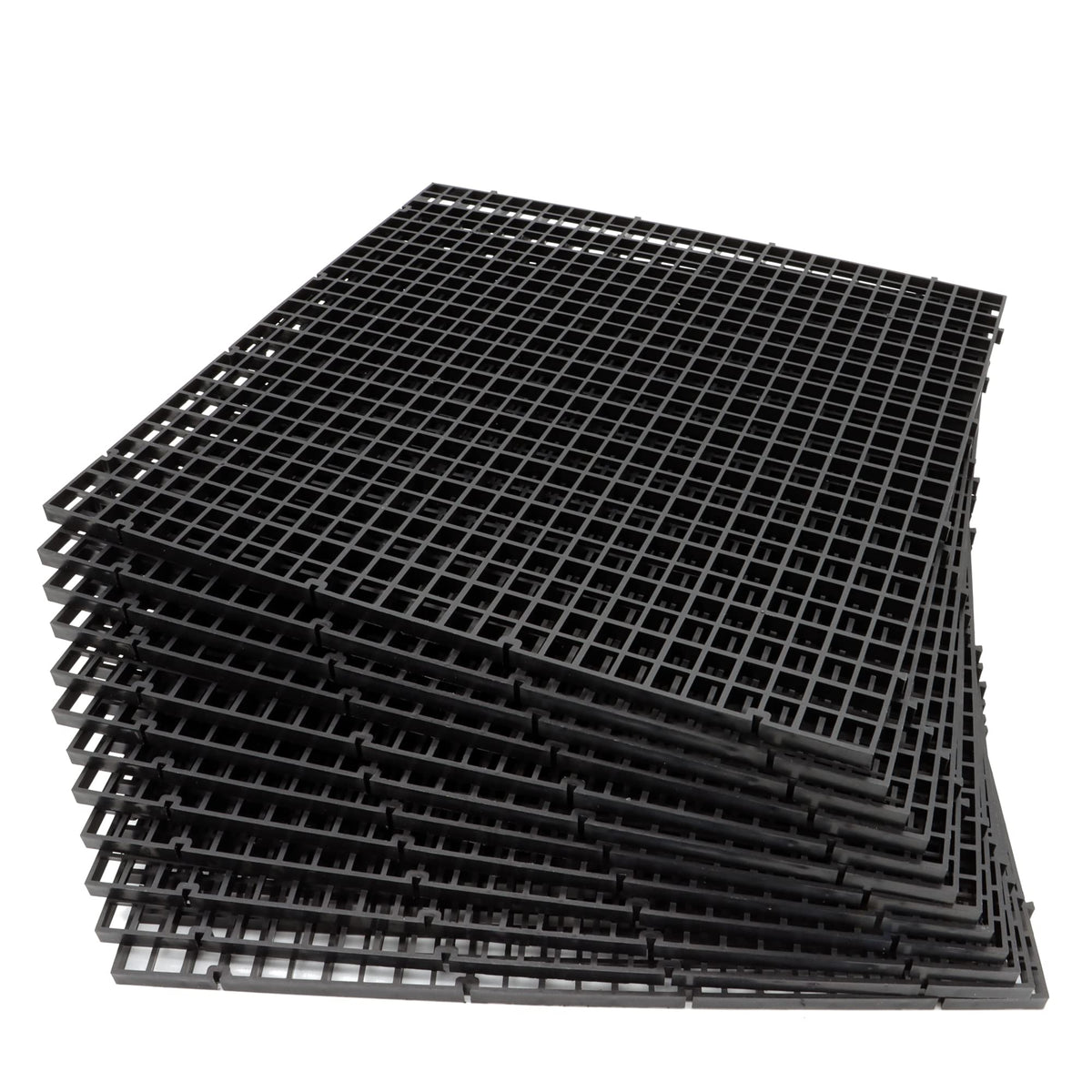 ALEGI egg crate divider in black for fish separation and tank organization
