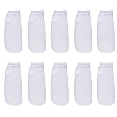 ALEGI aquarium filter socks front view with 200 micron filtration for clarity.