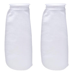 ALEGI aquarium filter socks side view showing durable stitching and reuse potential.