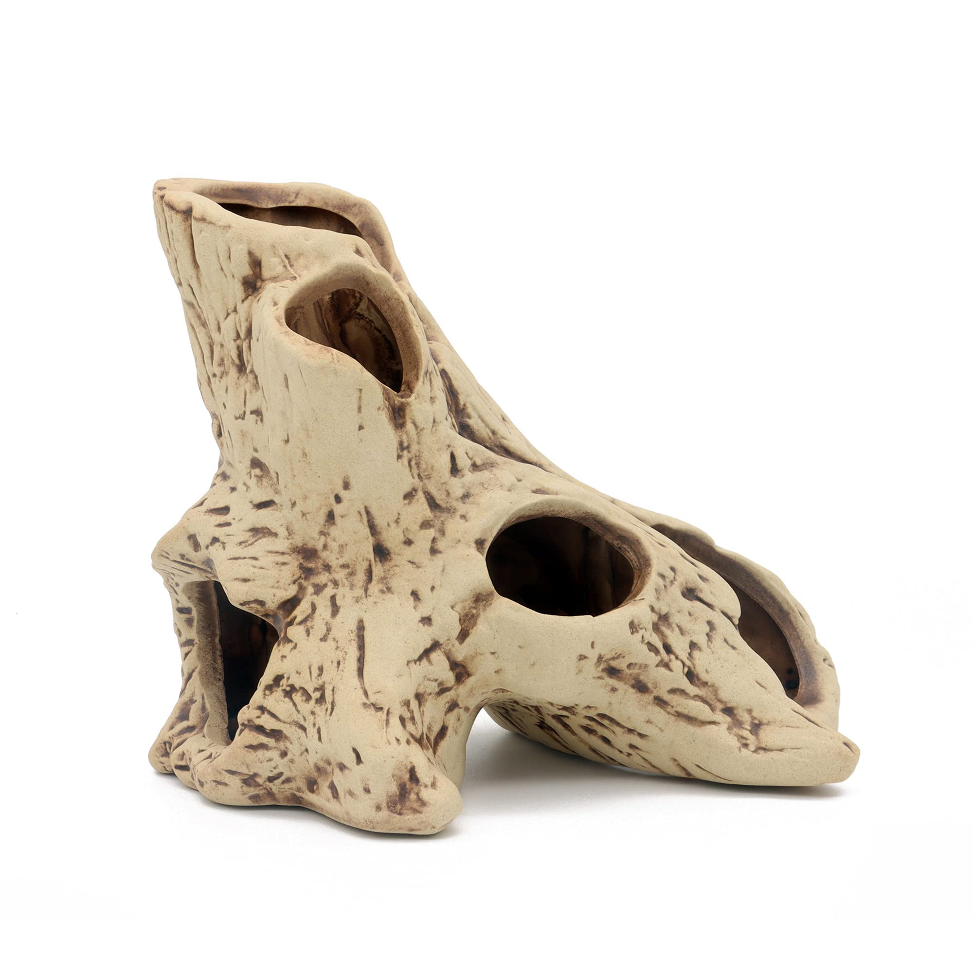 ALEGI aquarium rock cave decor provides natural shelter for small fish