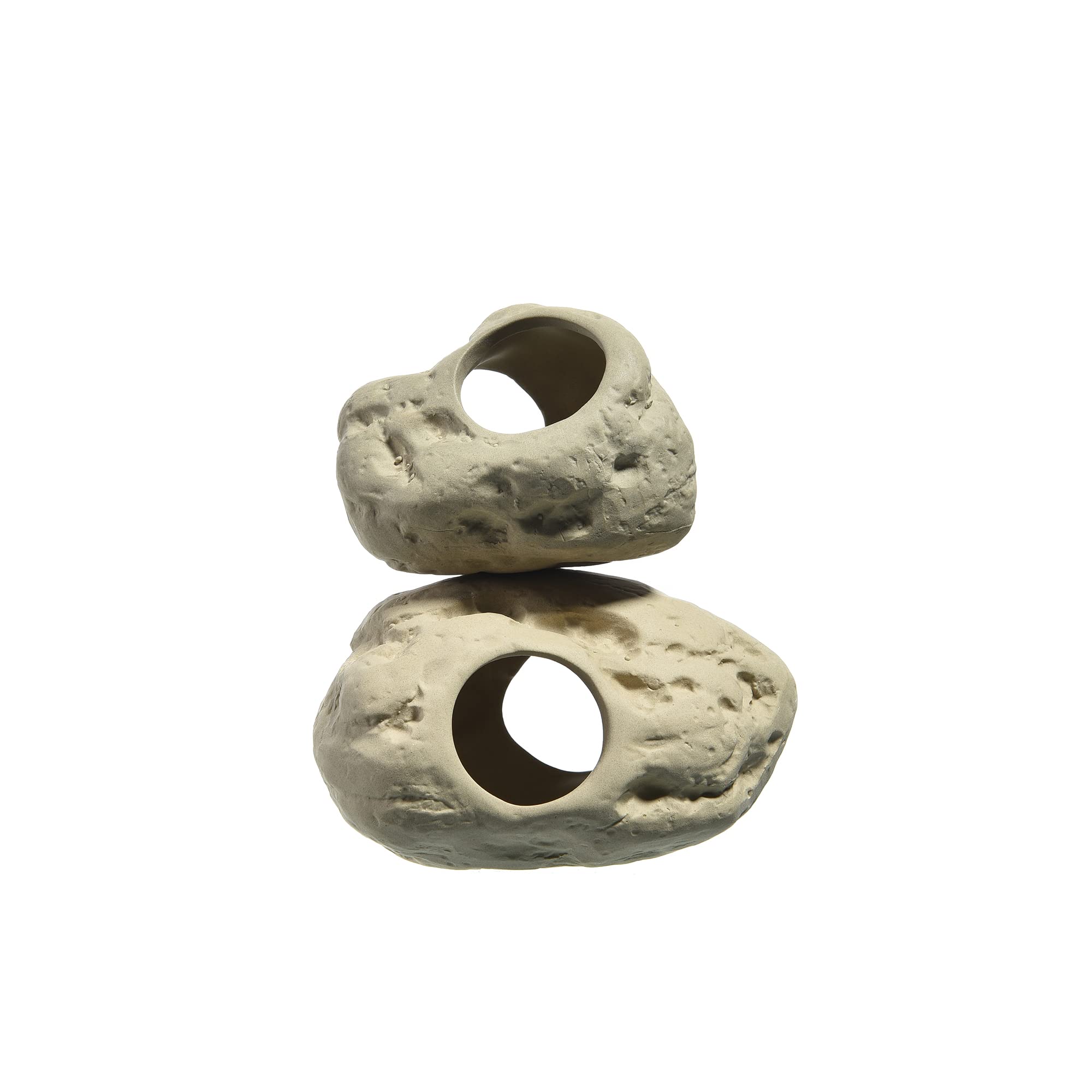 ALEGI Aquarium Rock Cave small 01 with natural stone texture for a secure fish hideout.
