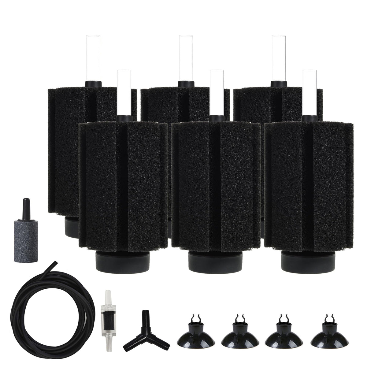 ALEGI Aquarium X Large Sponge Filter front view with compact filtration for large tanks.