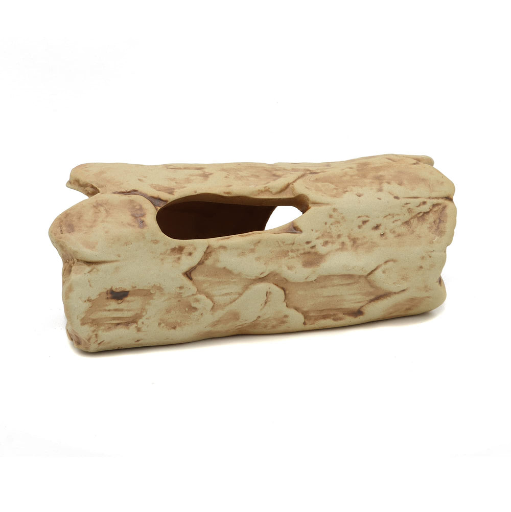 ALEGI aquarium log decor with five entry holes for exploration