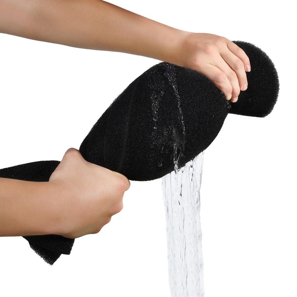 ALEGI bio-filter foam close-up reveals dense structure for efficient filtration and debris capture.