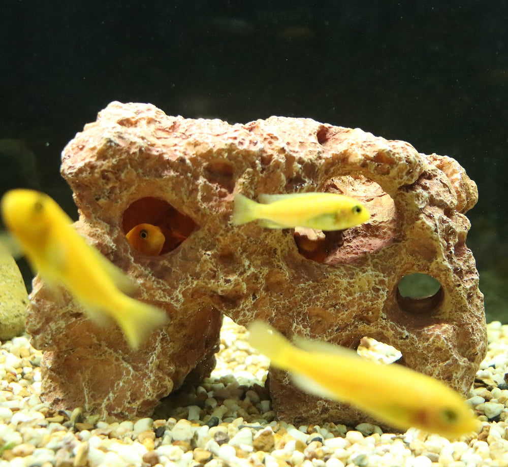 ALEGI large aquarium decor tank decoration blends with plants for a natural underwater scene