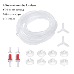 ALEGI suction cups and Y-connectors help secure a tidy install.