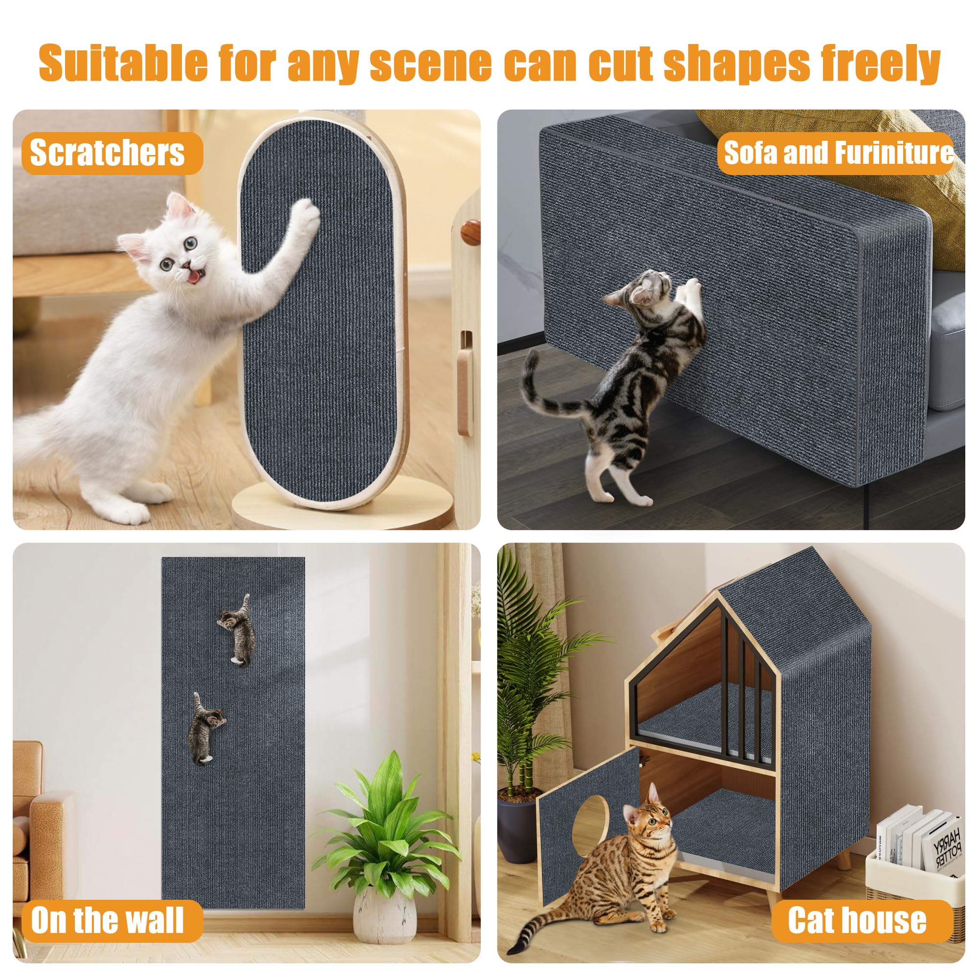 ALEIFLE cat in use demonstrates practical scratching on mat