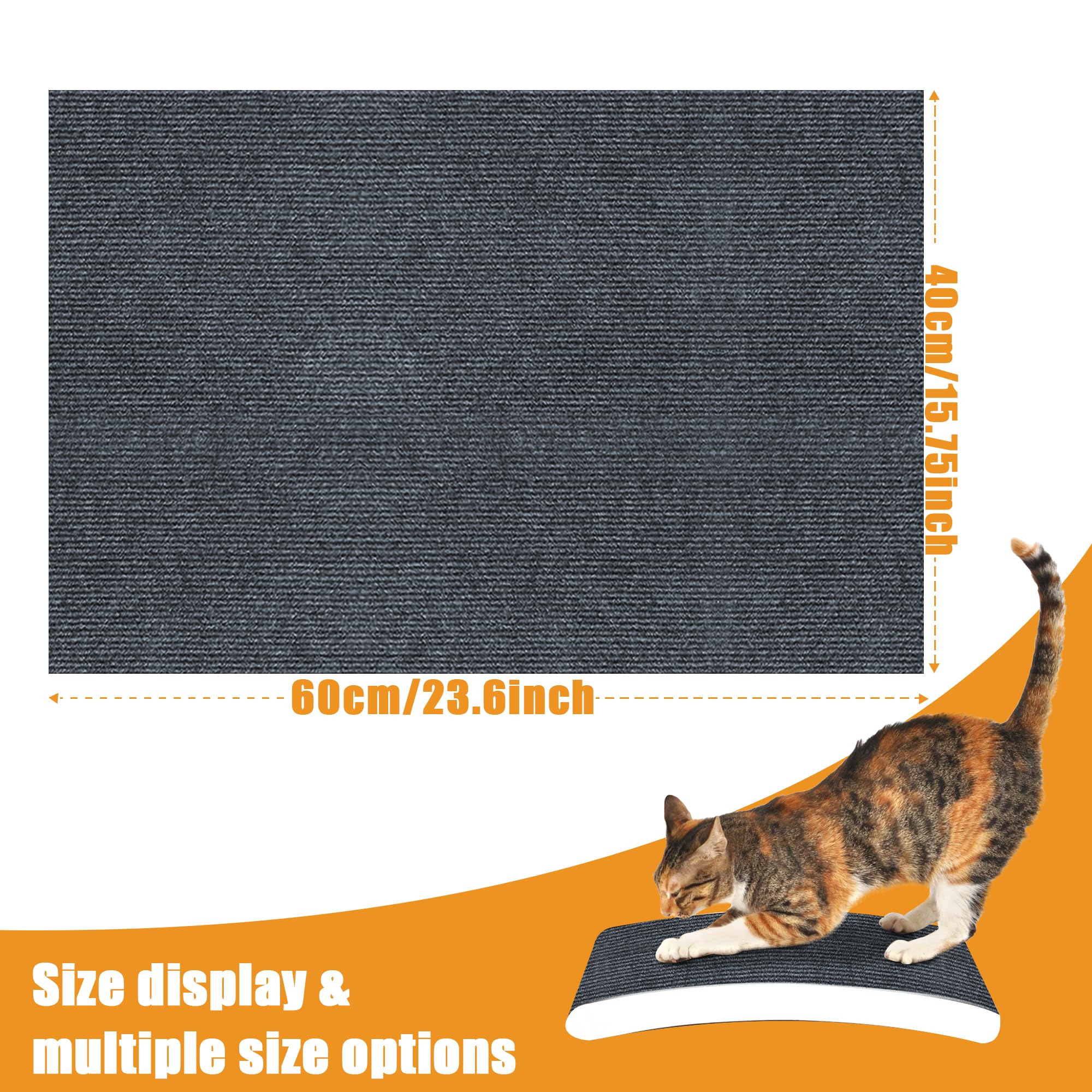 ALEIFLE scratching mat on sofa shows furniture protection during scratching