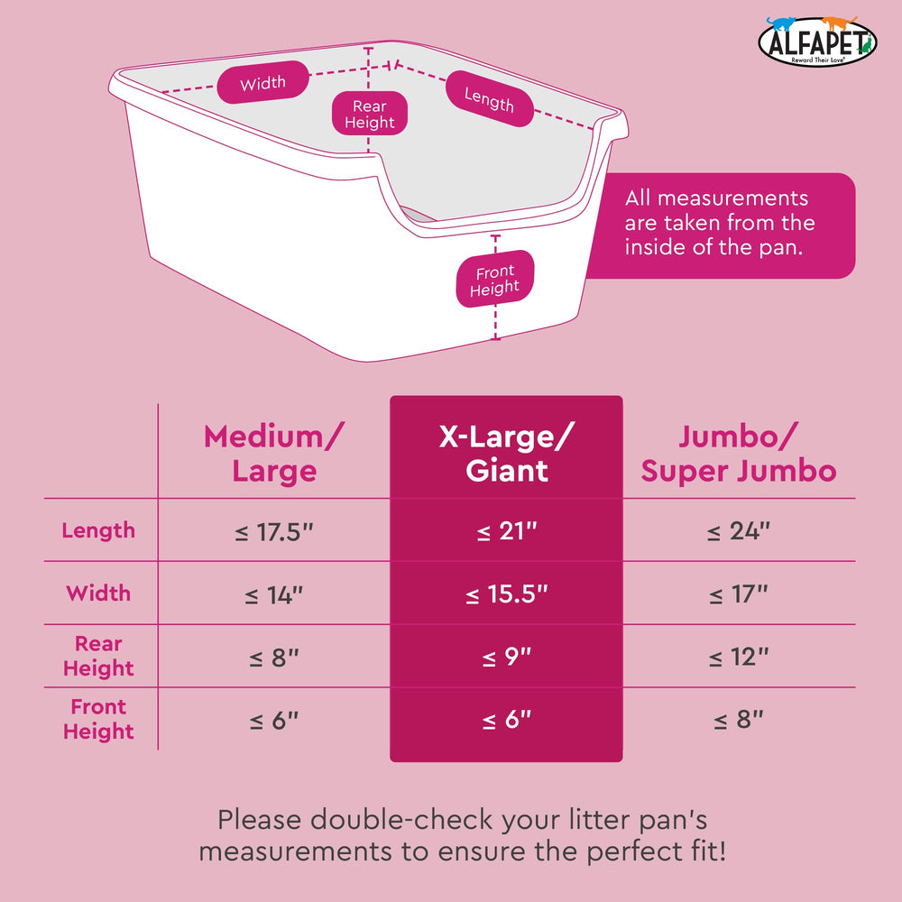 Alfapet liner supports 20 lb litter capacity