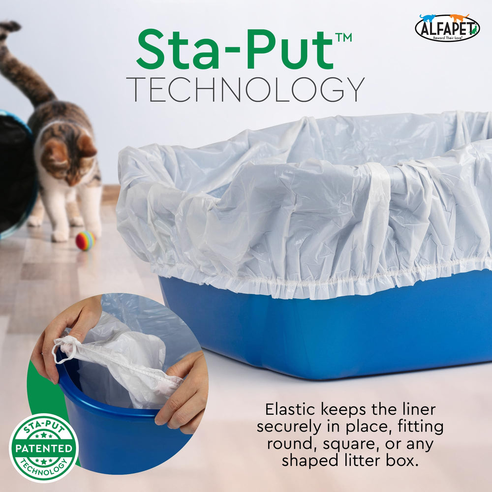 Alfapet 30 lb capacity liner for large or multi-cat households.