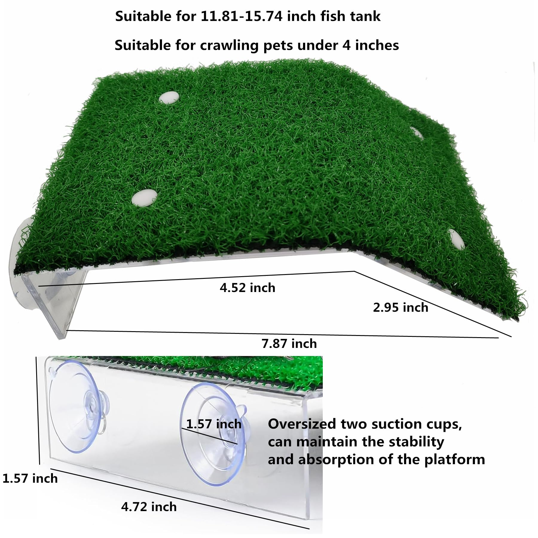 Alfyng simulation grass ramp with soft non-slip surface supports climbing and lounging.