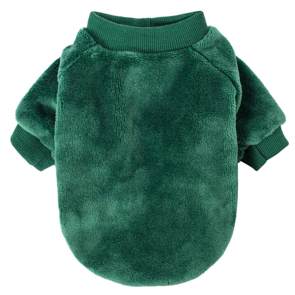 Algudbilt Dog Sweater wine red back view shows flexible wear for outdoor adventures.