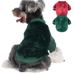 Algudbilt Dog Sweater wine red pack open view highlights easy on-off warmth for small dogs.