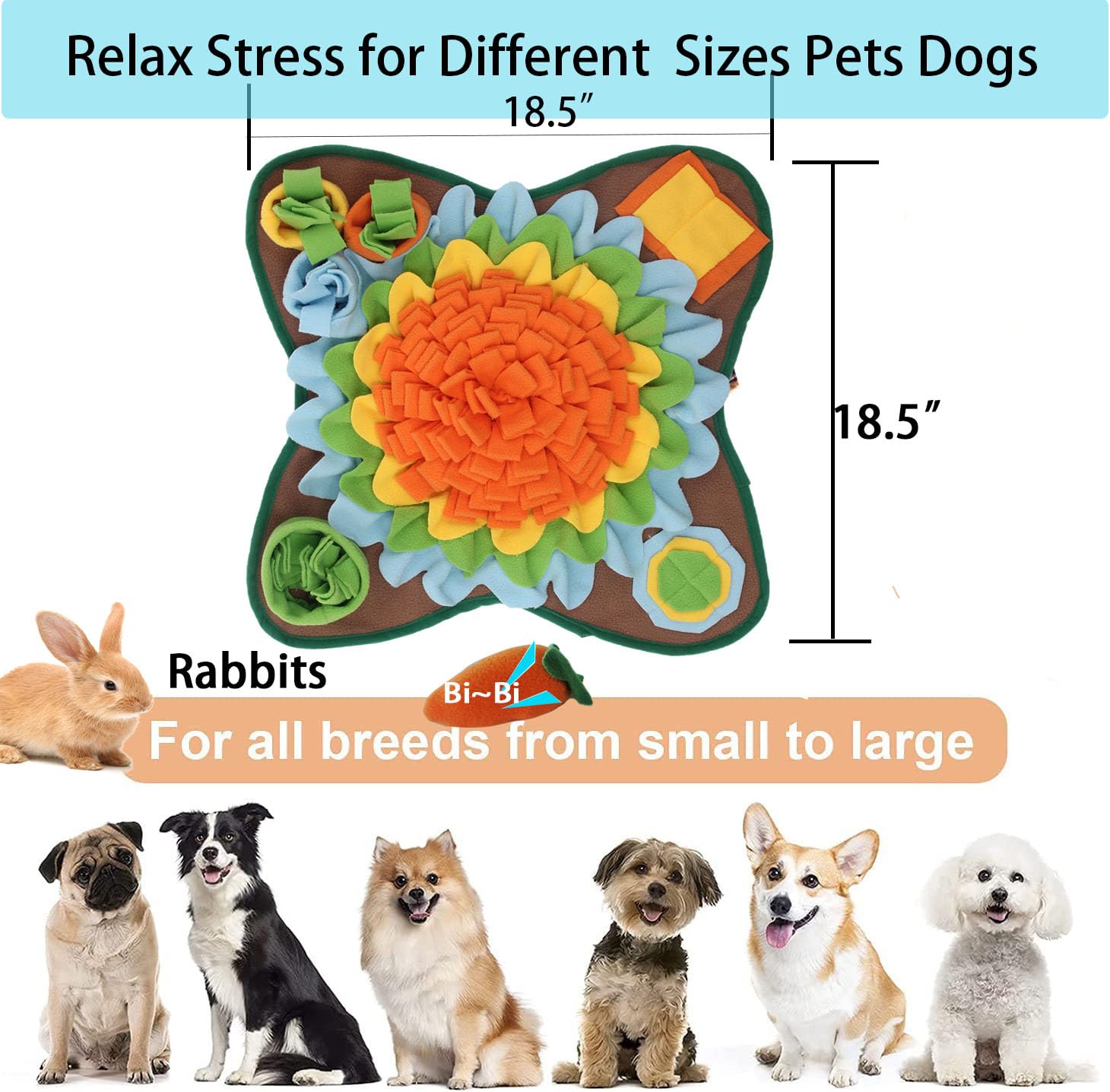 Alibuy Dogs Snuffle Mat indoor-use shot for multiple breeds