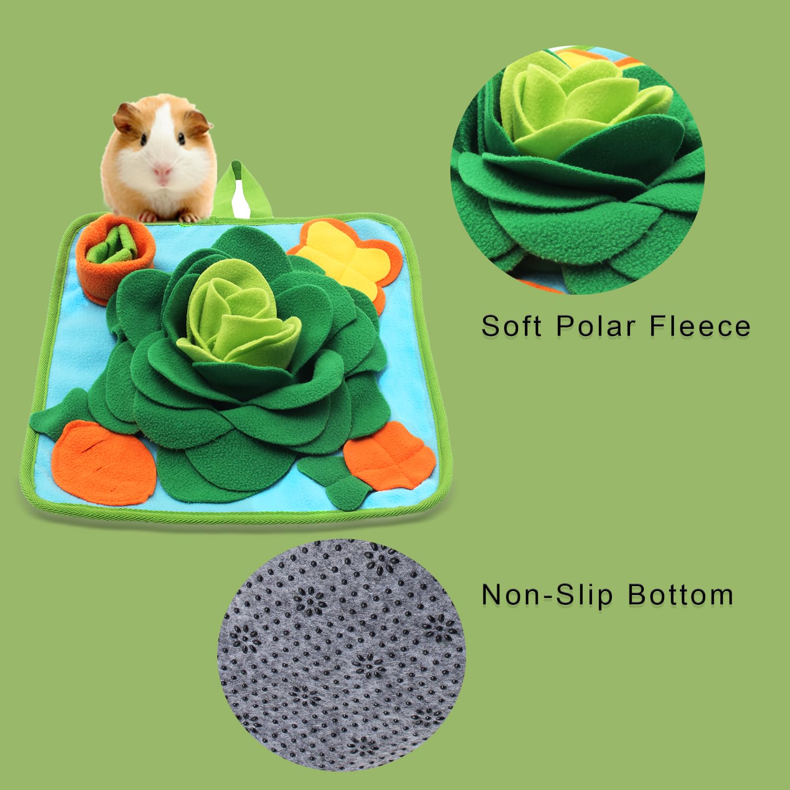 Alibuy Enrichment Toy soft polar fleece offers cozy exploration