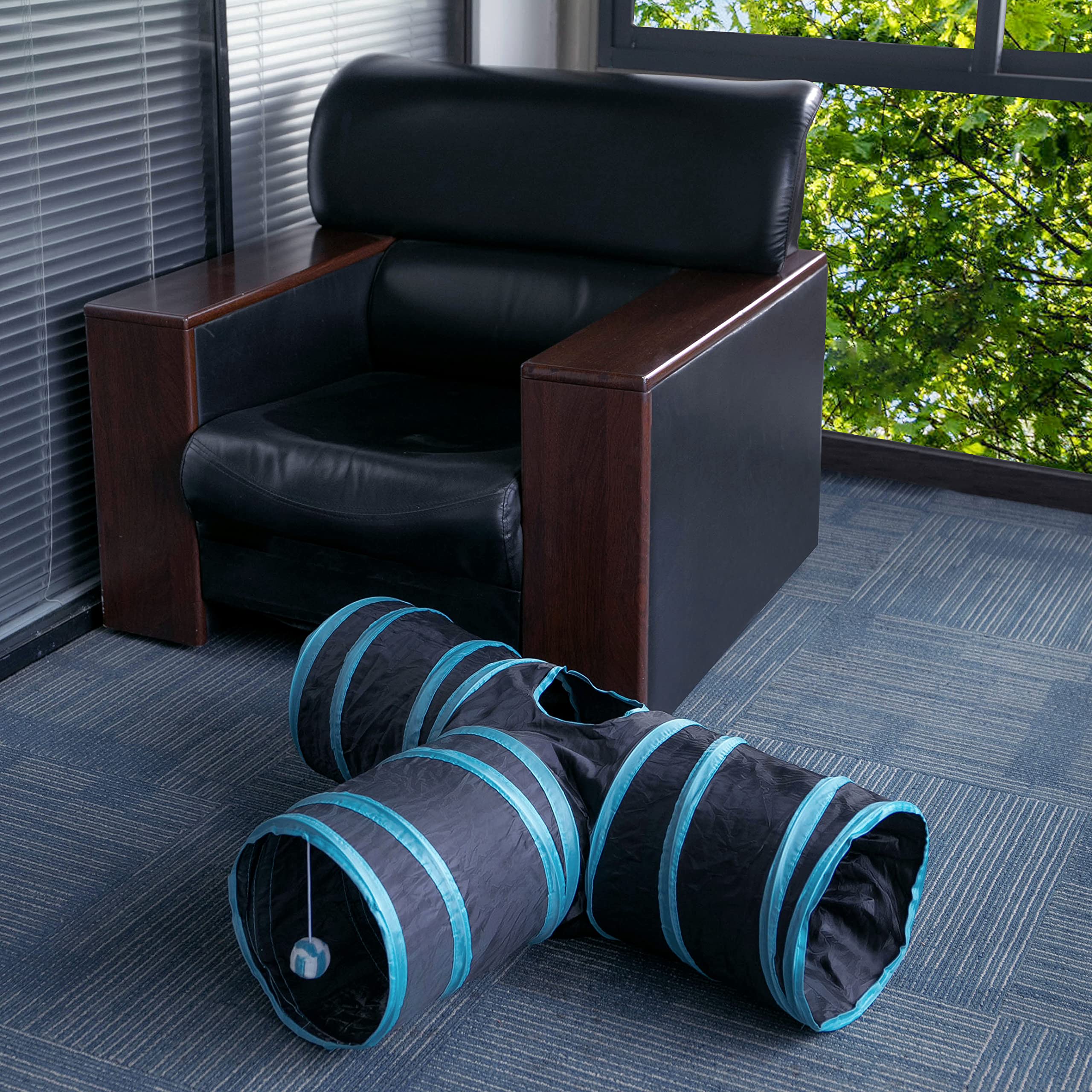 Alicedreamsky cat tunnel hand-wash-friendly simplifies cleanup after energetic sessions.