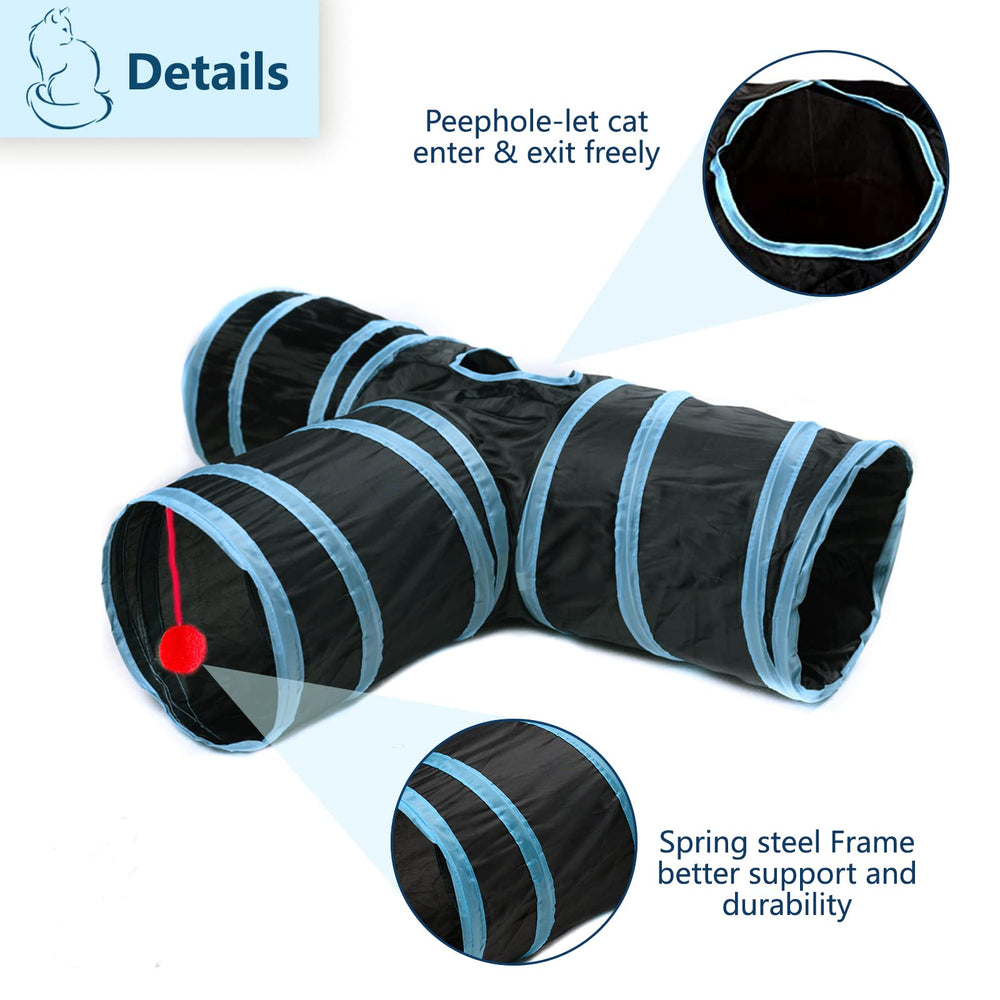 Alicedreamsky cat tunnel indoor-use provides versatile entertainment in apartment-style homes.
