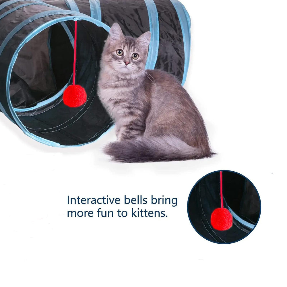 Alicedreamsky cat tunnel puppy-use suits multi-pet households for shared playtime.
