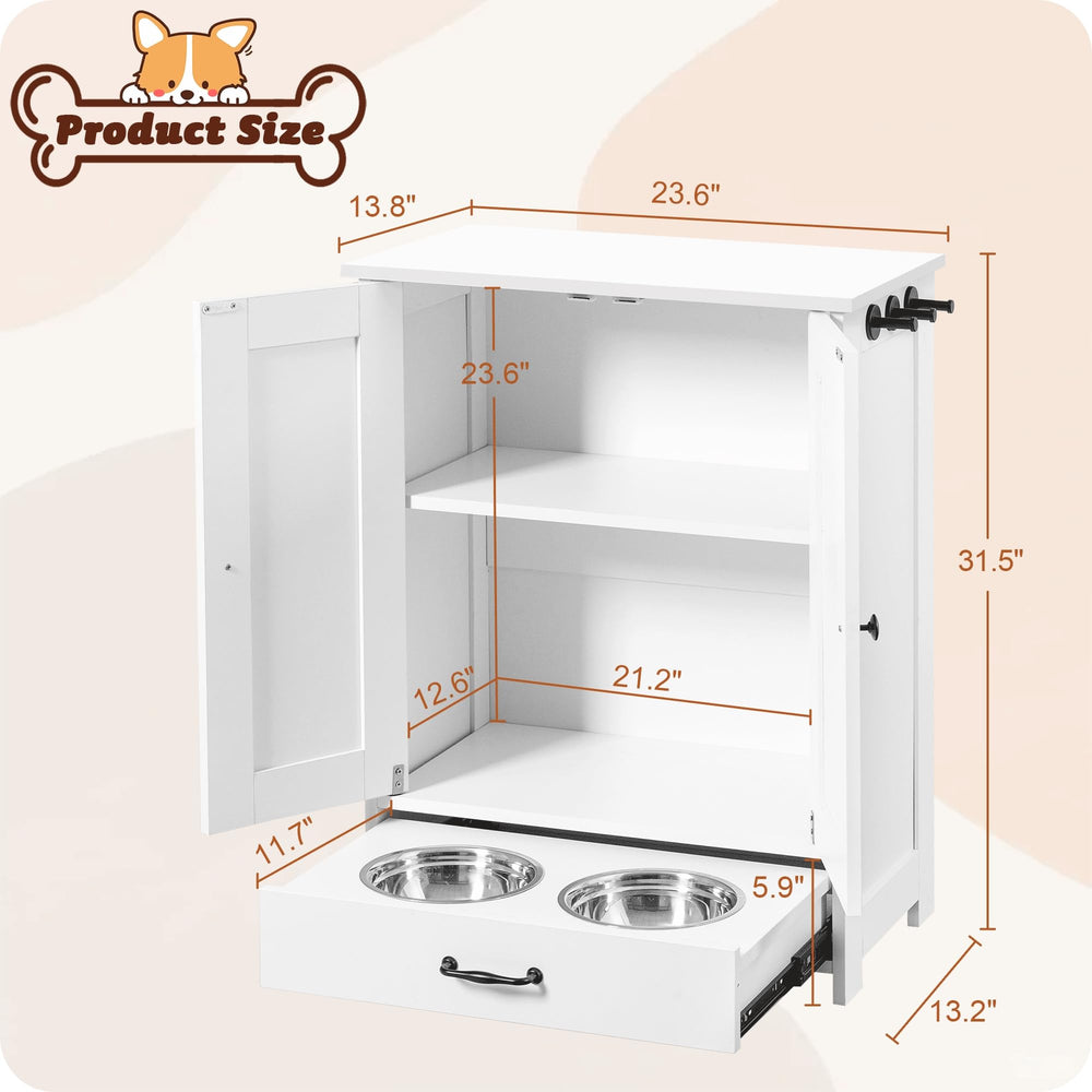 ALINE FURNITURE durable MDF construction with a classic white finish.
