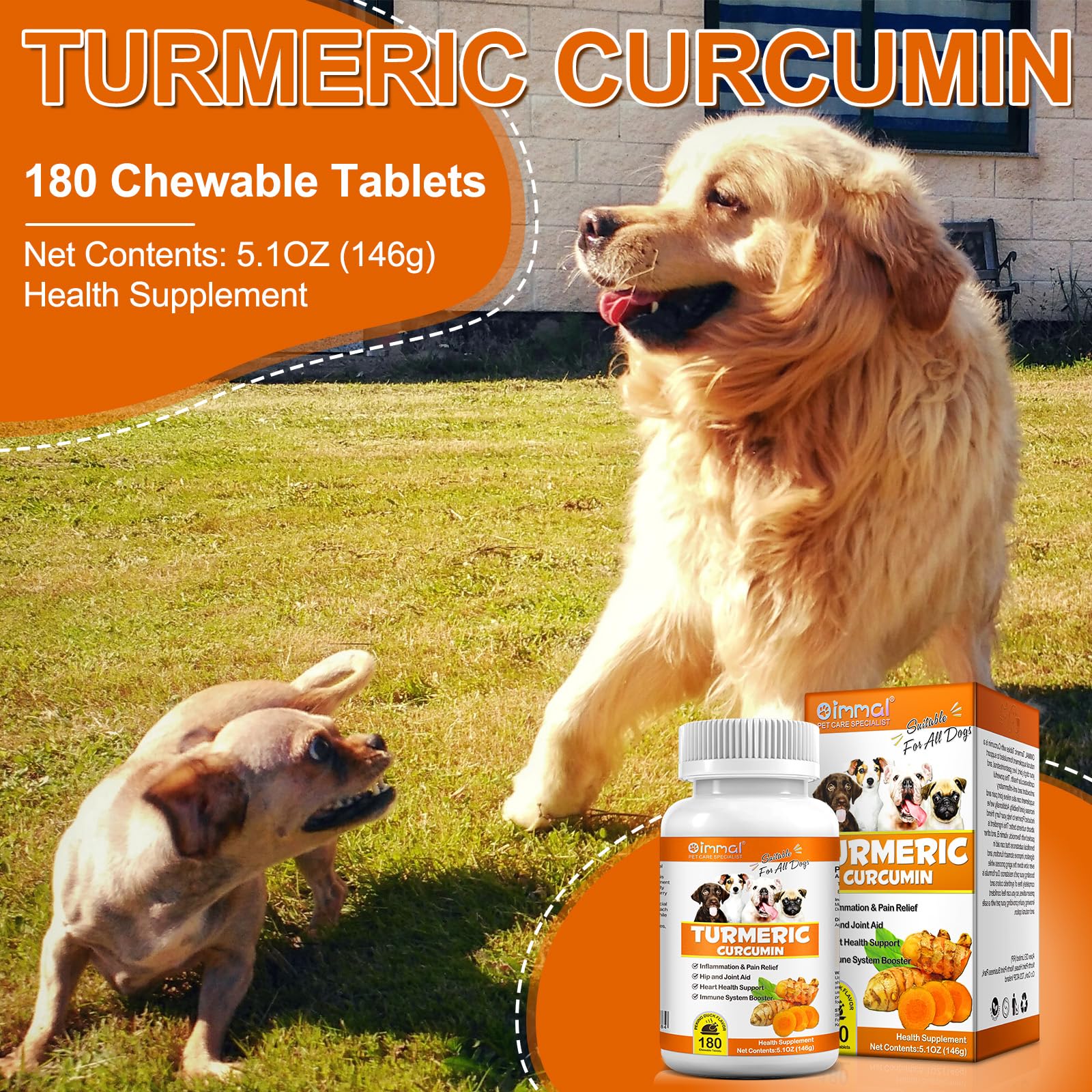 ALIVO turmeric digestive health for dogs supporting bile production