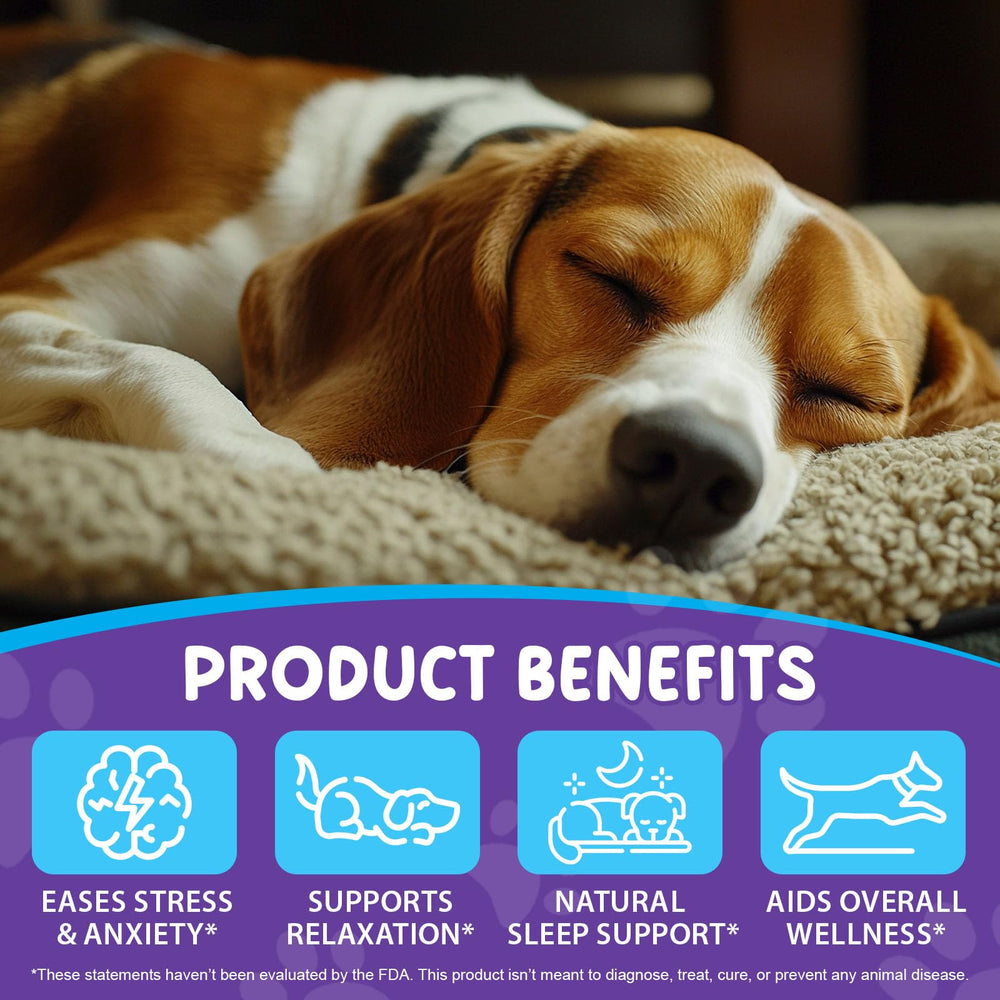 ALIVO melatonin dog sleep drops bacon flavour bottle