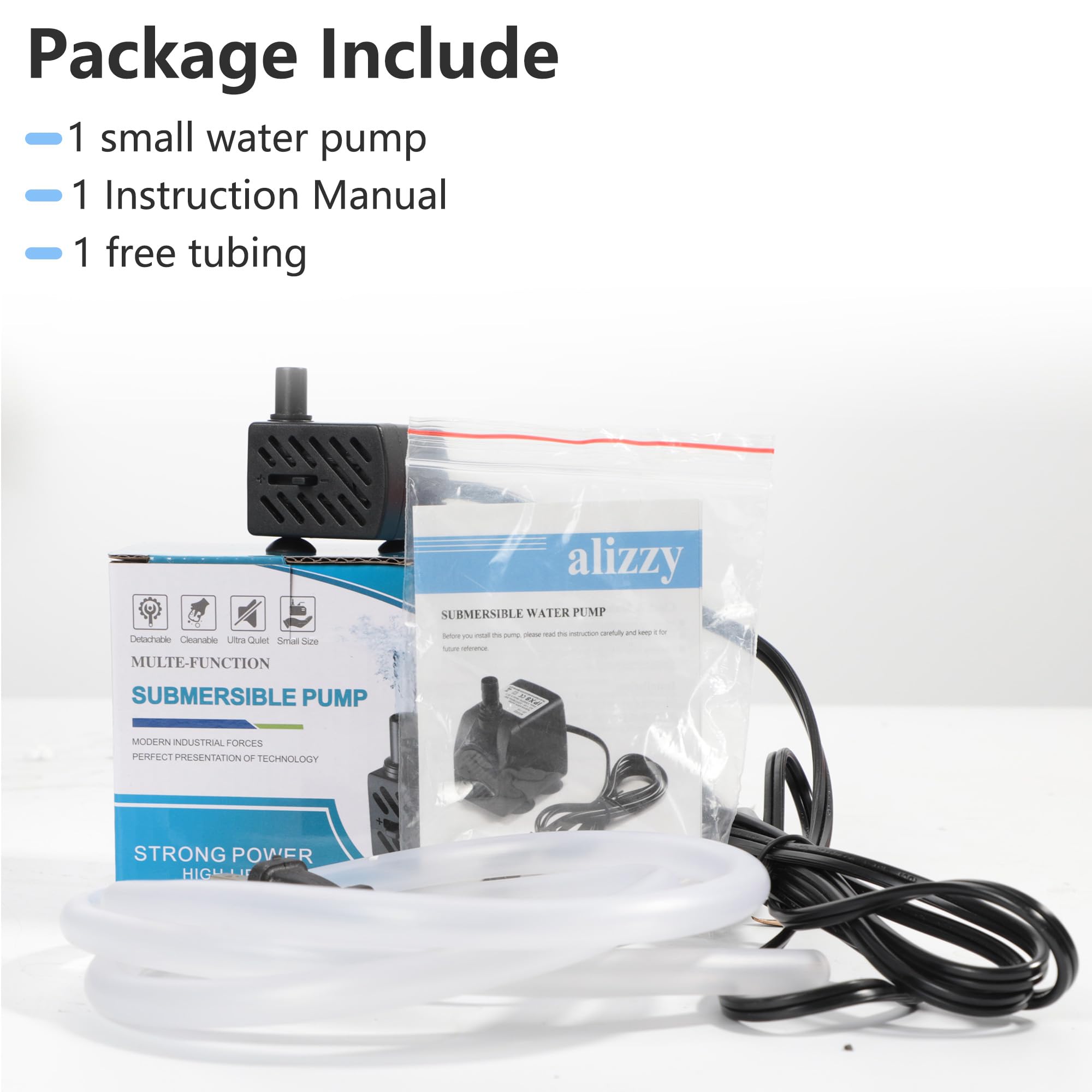 Alizzy 50 GPH pump for birdbath setup with gentle flow