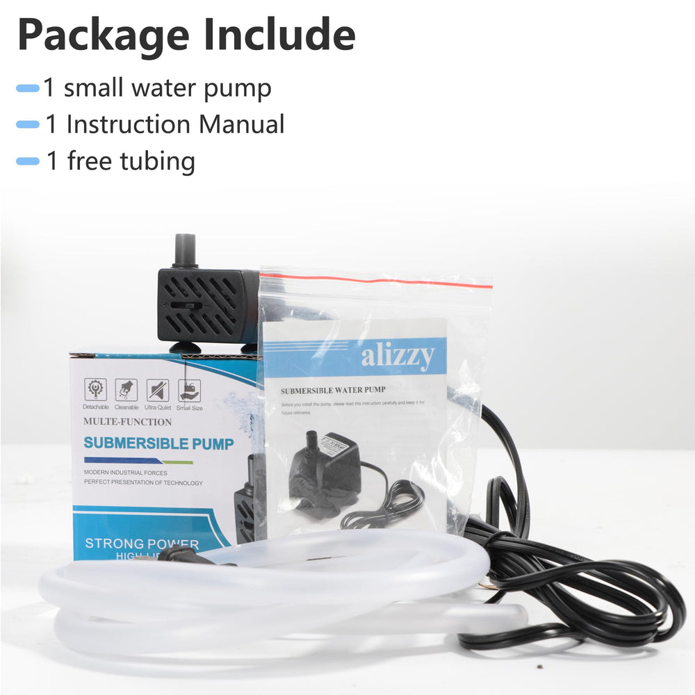 Alizzy 50 GPH pump for birdbath setup with gentle flow